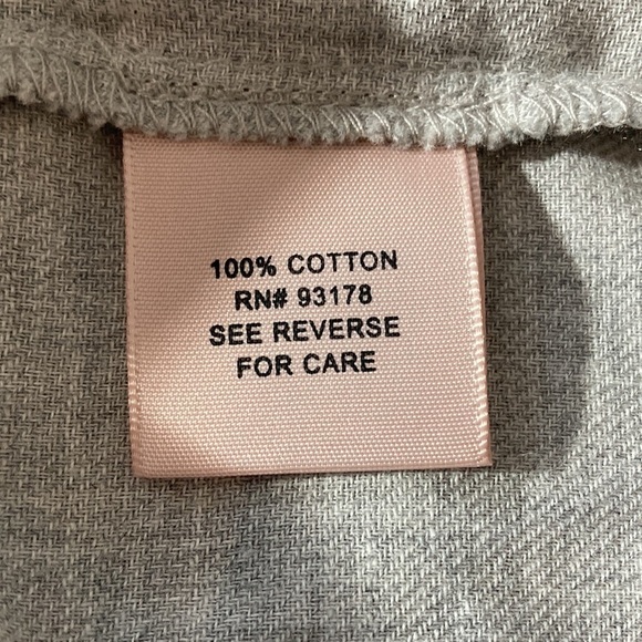 Philosophy small top long bell sleeves gray smocked v-neck boho - Picture 13 of 14